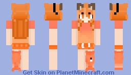 Summer Foxgirl 🦊 Minecraft Skin