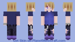 Blue Christian Dude Minecraft Skin