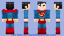 Superman Comics Minecraft Skin