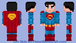 DC - Superman (Clark Kent) From DC Studios "Superman" In Theaters Now Minecraft Skin
