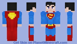 Superman (2025) Minecraft Skin