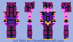 Dark World Susie | DELTARUNE Minecraft Skin
