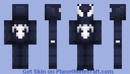 Symbiote Spider-Man | Spider-Man Minecraft Skin