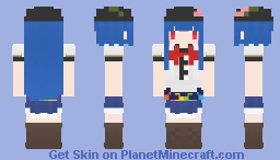 [Touhou] Hinanawi Tenshi (比那名居 天子) | ᗜᴗᗜ Minecraft Skin