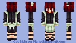 Kasane Teto (Maid) Minecraft Skin