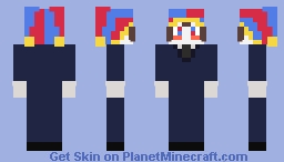 The Amazing Digital Circus: President Pomni Minecraft Skin