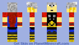 Thor (better in 3-D) Minecraft Skin