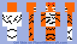 Tiger skin Minecraft Skin