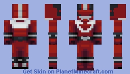 Mirai Sentai Timeranger - TimeRed || Power Rangers Time Force - Time Force Red Minecraft Skin