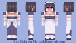 A Lilith maid suit skin for Minecraft (The Maid I Hired Recently is Mysterious) Minecraft Skin