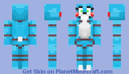 FNAF 2 -Toy Bonnie- Minecraft Skin