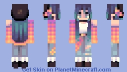 Floral Sunset Minecraft Skin