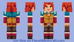 Triss Merigold | The Witcher 3 Minecraft Skin