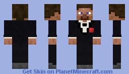 Tuxedo Steve (MODERN) Minecraft Skin