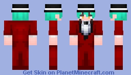 Coolment Mafia Red Suit | Yandere High School [Official] Minecraft Skin