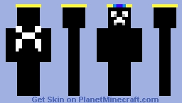 Ugly black creeper Minecraft Skin