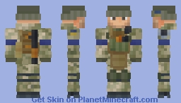 93rd Mechanized Brigade (Blue, Beanie) 🇺🇦 Minecraft Skin