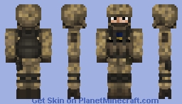 Ukrainian Ground Forces - M14 Digital Camo - Var.2 Minecraft Skin