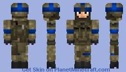 Armed Forces Of Ukraine! | Ukrainian Army - Assault Soldier | Var.1 Minecraft Skin