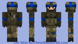 Armed Forces Of Ukraine! | Ukrainian Army - Assault Soldier | Var.3 Minecraft Skin