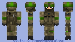 Armed Forces Of Ukraine! | Ukrainian Army - Assault Soldier | Var.4 Minecraft Skin