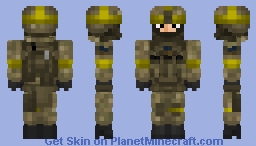 Armed Forces Of Ukraine! | Ukrainian Army - Assault Soldier | Var.5 Minecraft Skin