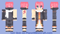 UltraBittu_Gamer Skin | Fairytail Natsu Skin Minecraft Skin