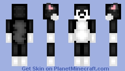 A Black Wolf v2 Minecraft Skin