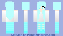 ~*Rose*~ Ice Girl *Elemental Series* Minecraft Skin