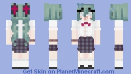 Hatsube Miku  |  Confession Of A Rotten Girl Minecraft Skin