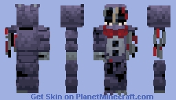 Withered Bonnie - FNAF 2 Minecraft Skin