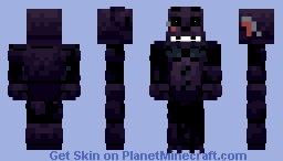 Shadow Freddy - FNAF 2 Minecraft Skin