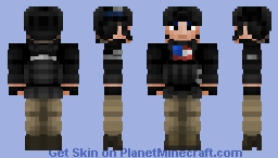 United States Of America | U.S. Secret Service Operator | Var.3 Minecraft Skin