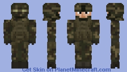 United States Of America | U.S. Army - M81 Woodland Camo - | Var.1 Minecraft Skin