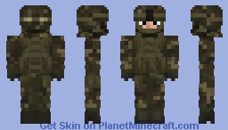 United States Of America | U.S. Army - M81 Woodland Camo - | Var.2 Minecraft Skin