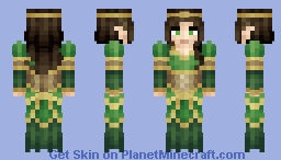 ♦ℜivanna16♦ Vaniel, Guardian of Earth (Original character) (Story link + art in description!) Minecraft Skin