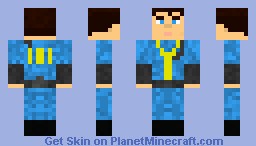 Vault 101 Jumpsuit Minecraft Skin