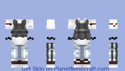 SKIN TEMPLATE: URBAN TECH FIGHTER Minecraft Skin