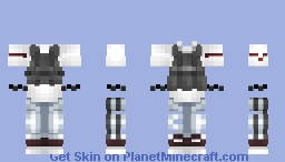 SKIN TEMPLATE: URBAN TECH FIGHTER Minecraft Skin