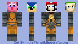 The God of Video Games Minecraft Skin