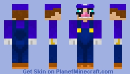 Waluigi Minecraft Skin