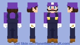 Nintendo | Waluigi Minecraft Skin