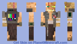 infected but happy scavenger Minecraft Skin