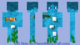 Water Elemental Minecraft Skin