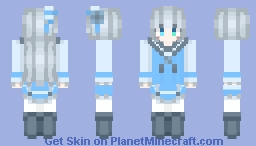 Windows 11-tan Ichika Minecraft Skin