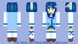 Windows 7-tan Nanami Minecraft Skin
