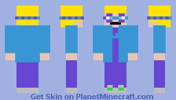 Félix Sculks (Purple and Light Blue) Minecraft Skin