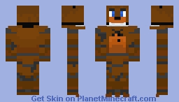 Withered Freddy {Five Nights at Freddy's 2} Minecraft Skin