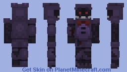 Withered Bonnie   - Five Nights At Freddy's 2 Minecraft Skin