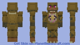 Withered Chica - Five Nights At Freddy's 2 Minecraft Skin